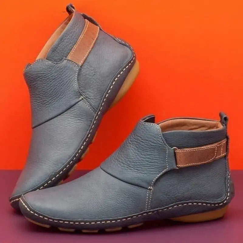 Emille™ - Leather Ankle Boots for Women