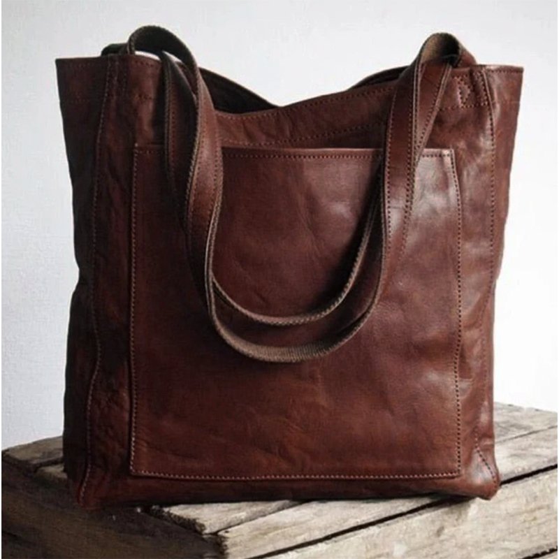 Classic Leather Tote Bag