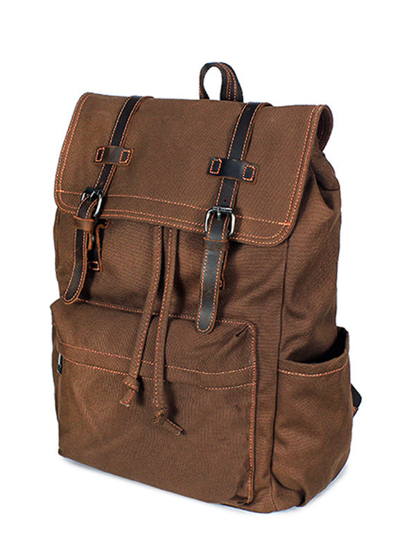 Casual outdoor travel bag canvas backpack