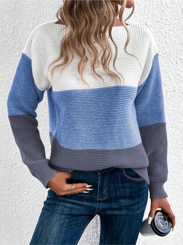 Colorblock Knit Sweater