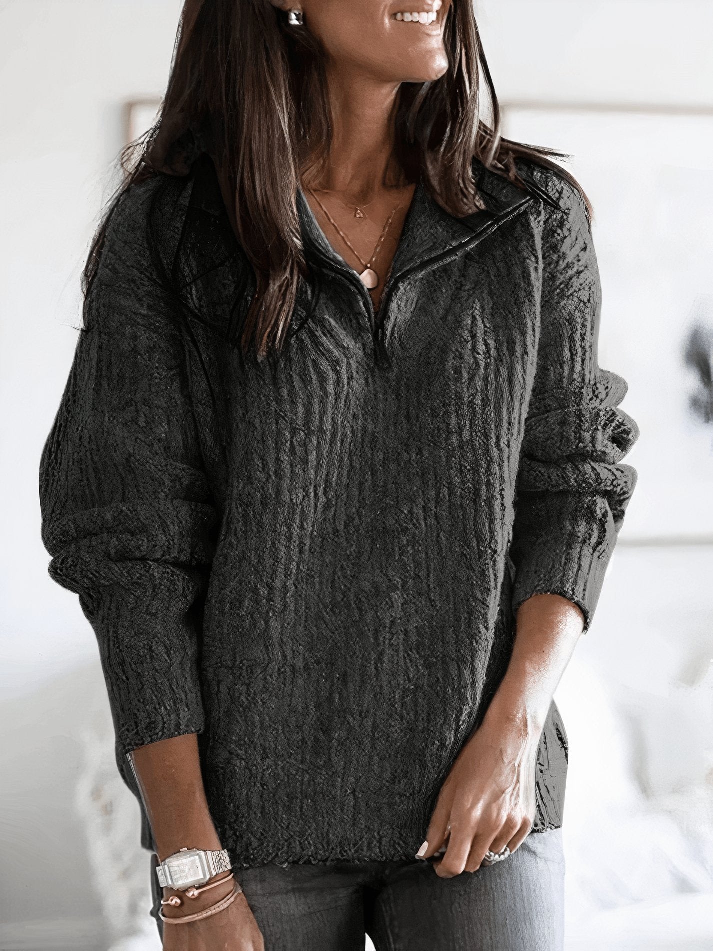 Cozy Half-Zip Sweater