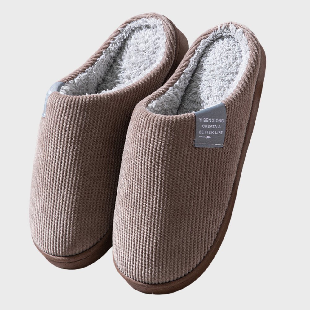 Cozy Ribbed Indoor Slippers