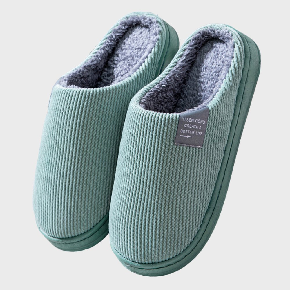 Cozy Ribbed Indoor Slippers