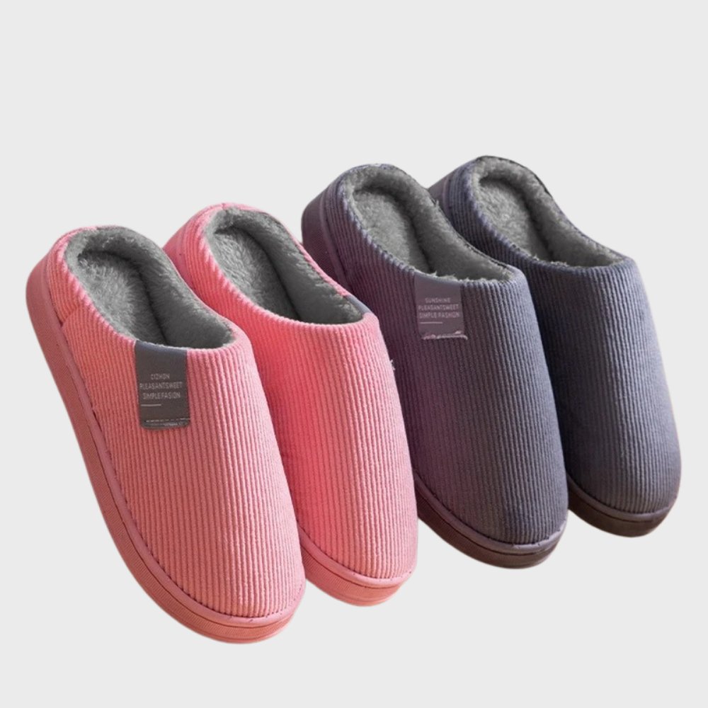 Cozy Ribbed Indoor Slippers