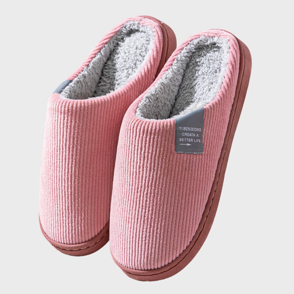 Cozy Ribbed Indoor Slippers