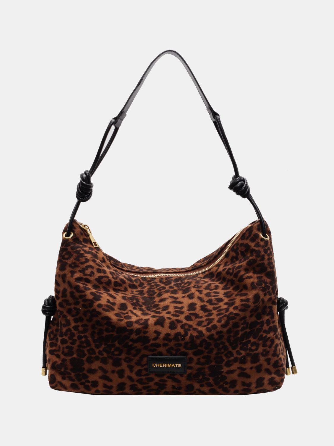 Large handbag in suede