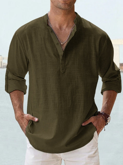 Cristofer™ - Elegant Linen Shirt for Men