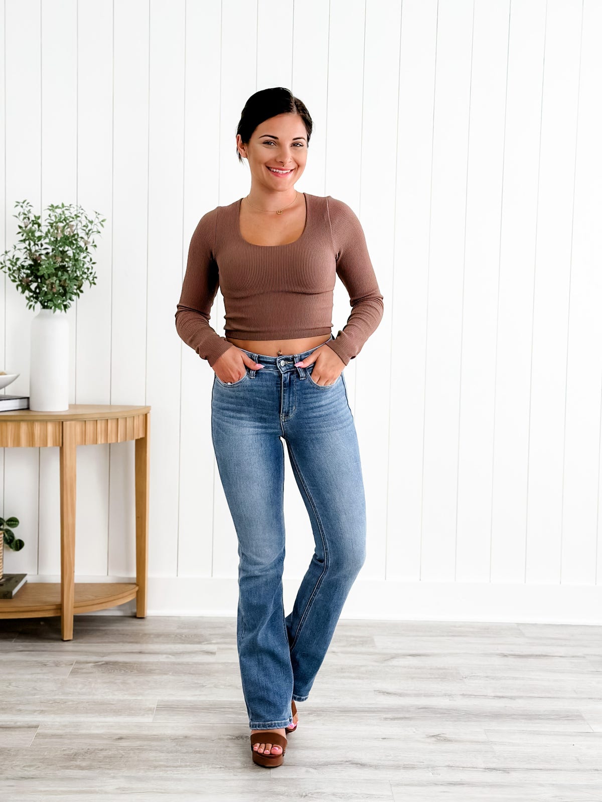 Nahid™ - Comfortable Elastic Flared Jeans