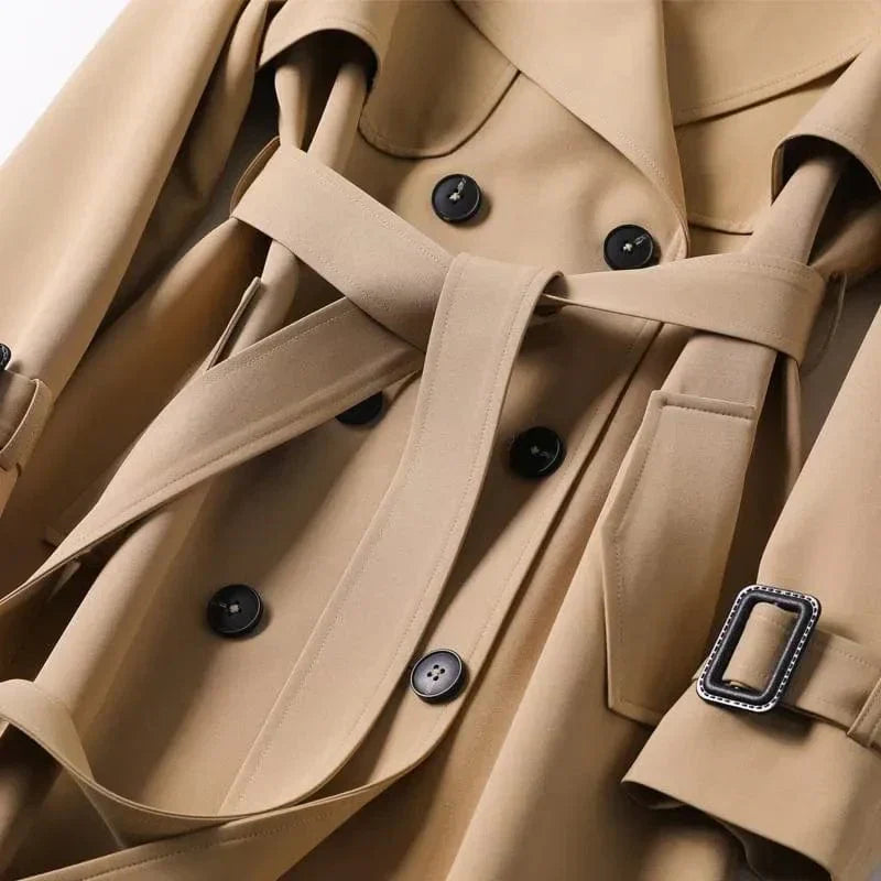 Weatherproof Elegant Trench Coat for Women