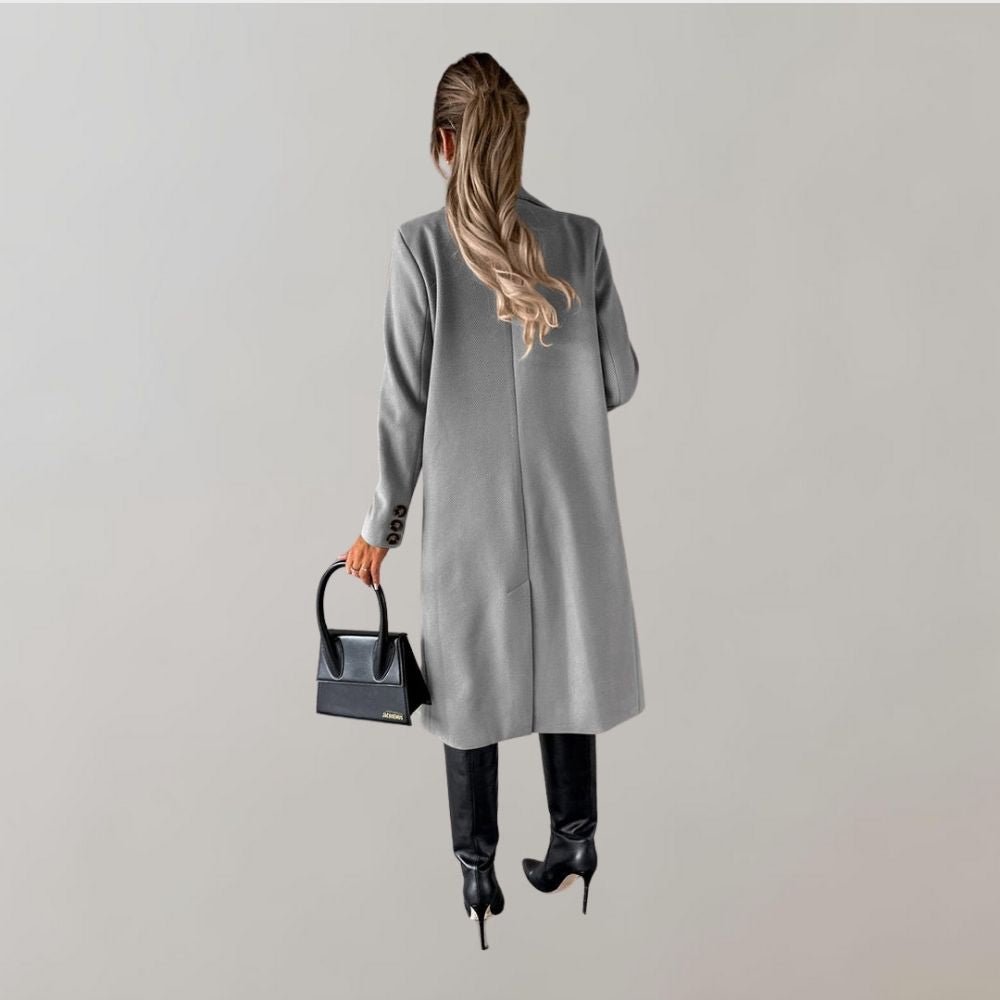 Double-Breasted Elegant Overcoat