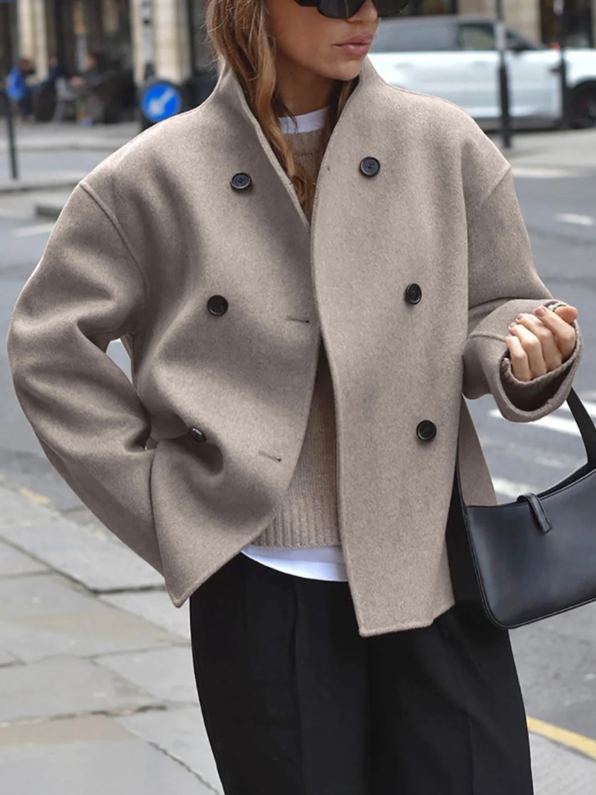 Double-Breasted Wool Coat – Classic and Timeless Outerwear