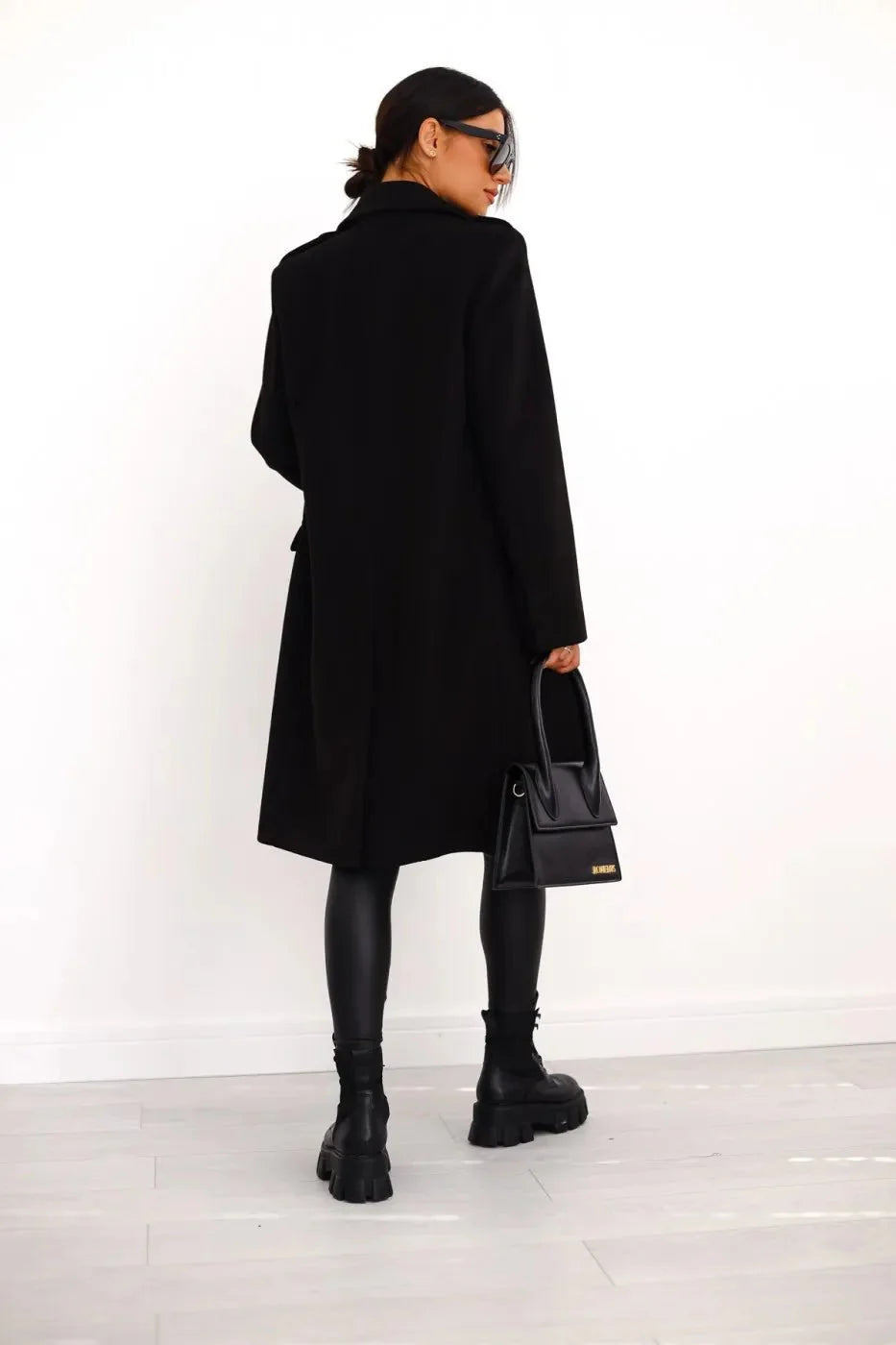 Double-Breasted Wool Coat