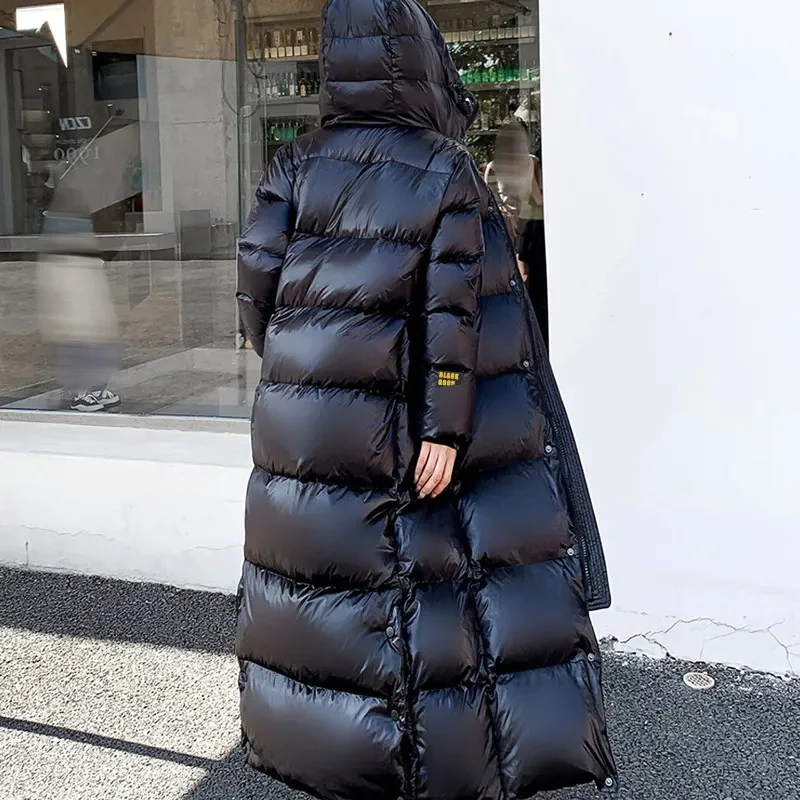 Long down puffer jacket