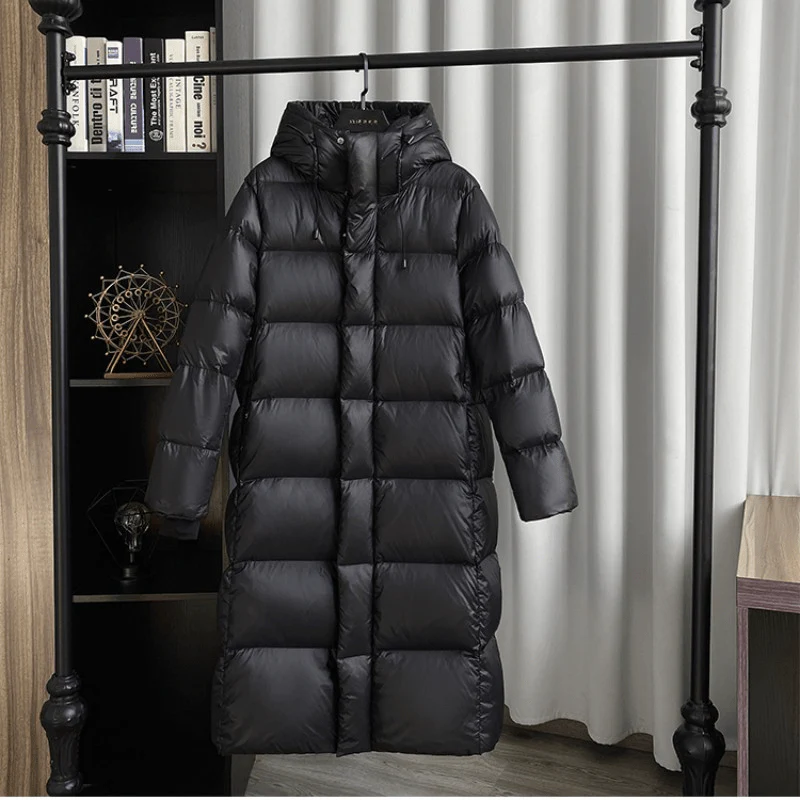 Long down puffer jacket