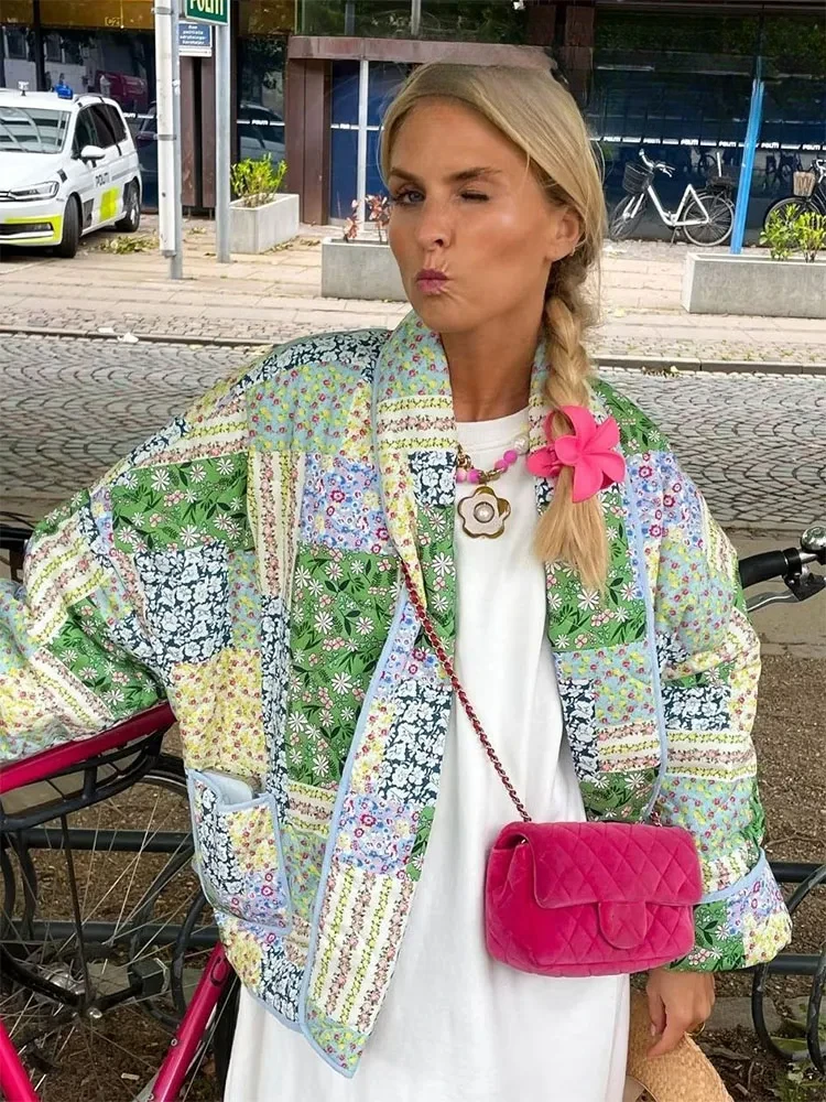 Nancy - casual printed chic jacket