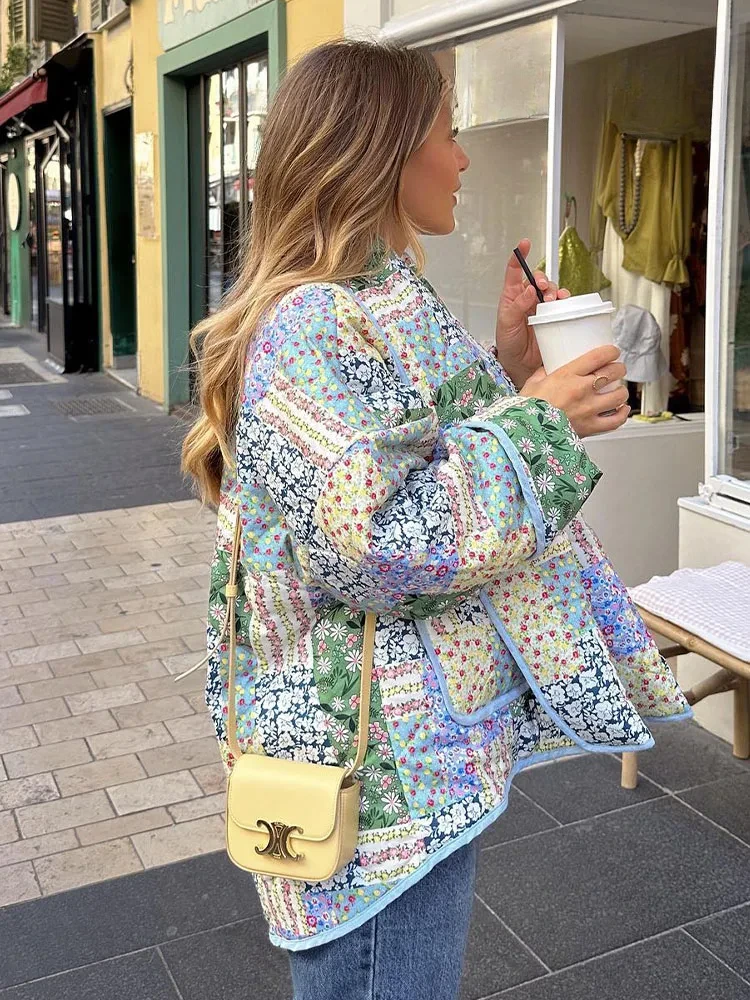 Nancy - casual printed chic jacket