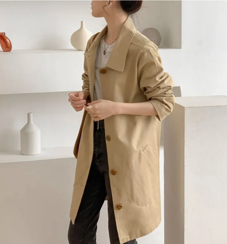 Alfa - Women's Trendy Trench Coat