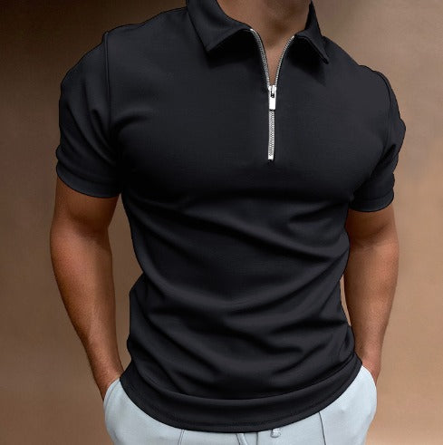 Zip-Up Polo