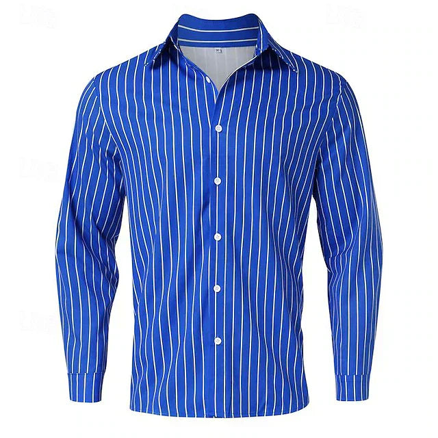 Felipe™ - Men's Striped Dress Shirt