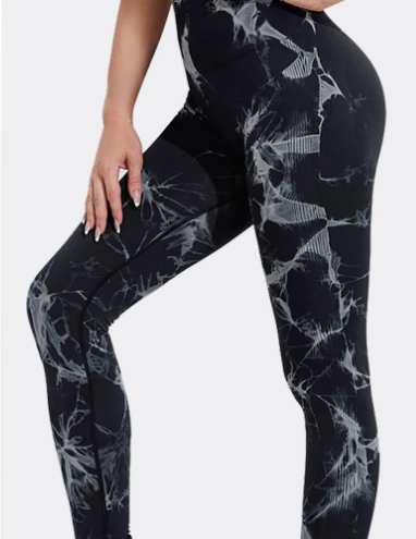 Durable Seamless Tie Dye Leggings Women's Yoga Pants