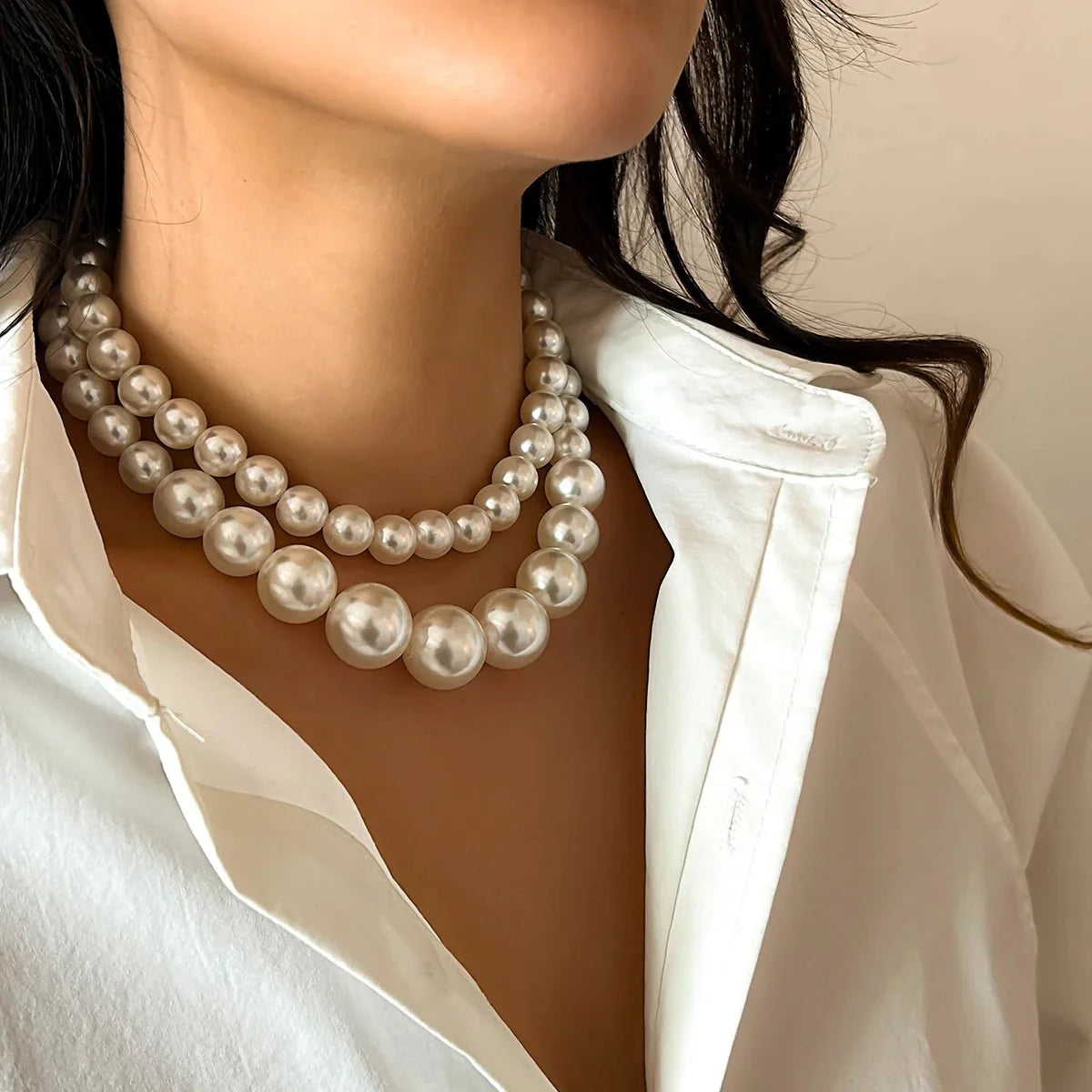 Elegant 2Pcs Pearl