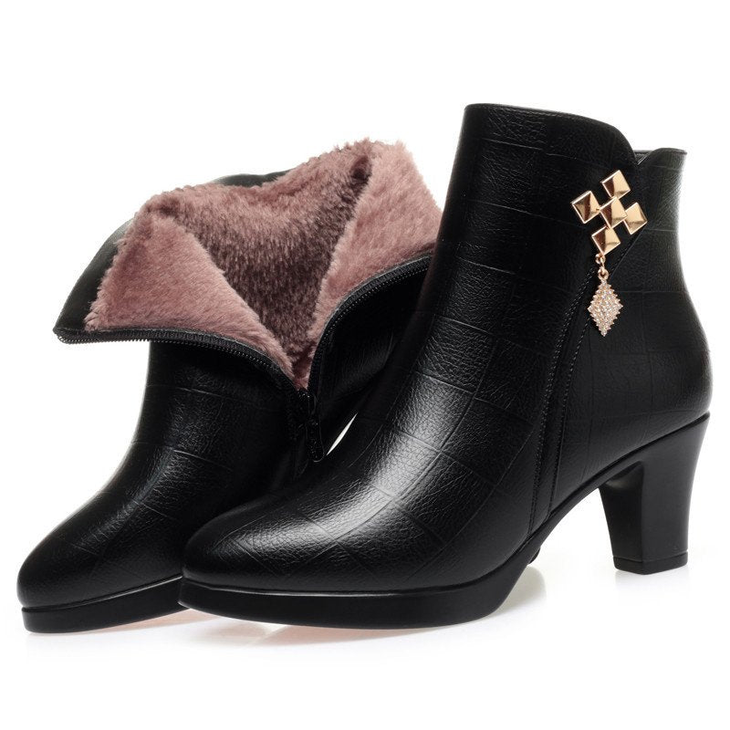 Elegant Heeled Ankle Boots