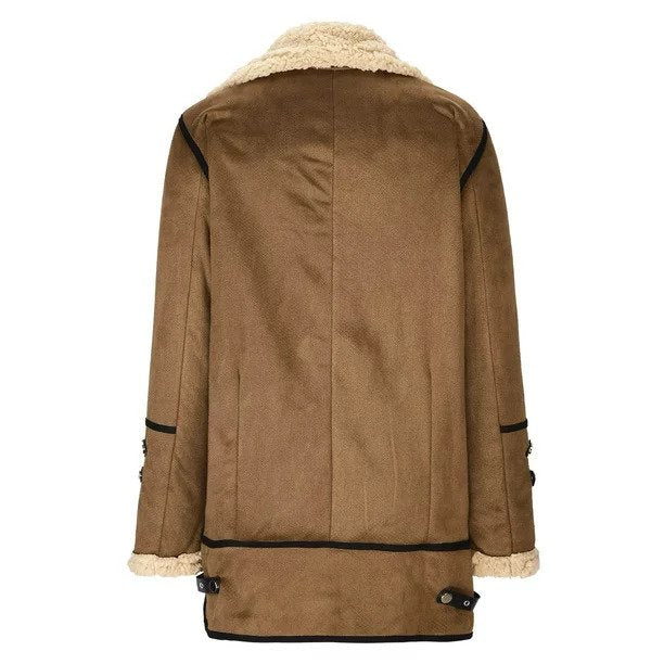 Extra warm, cosy lined jacket for women