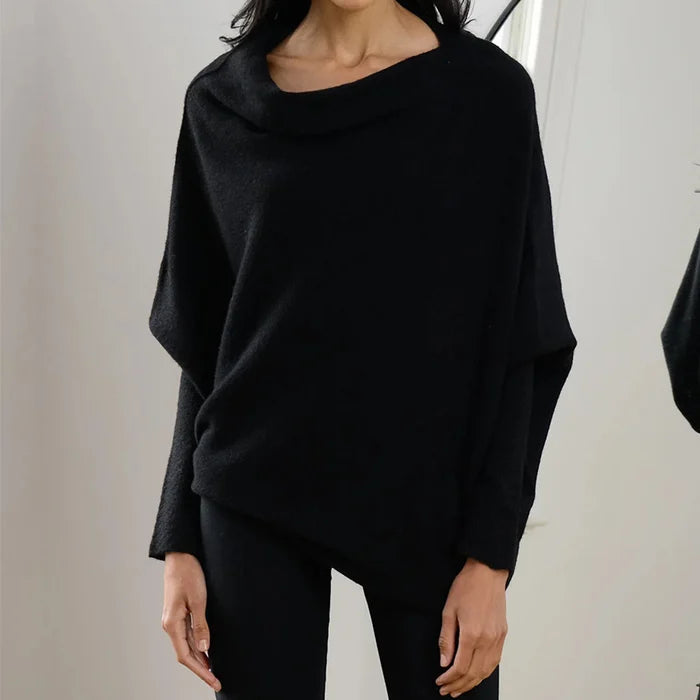 Marce™ - Asymmetric Draped Jumper