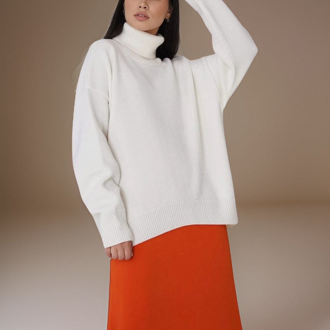 Giay | Warm Oversized Turtleneck Sweater for Women