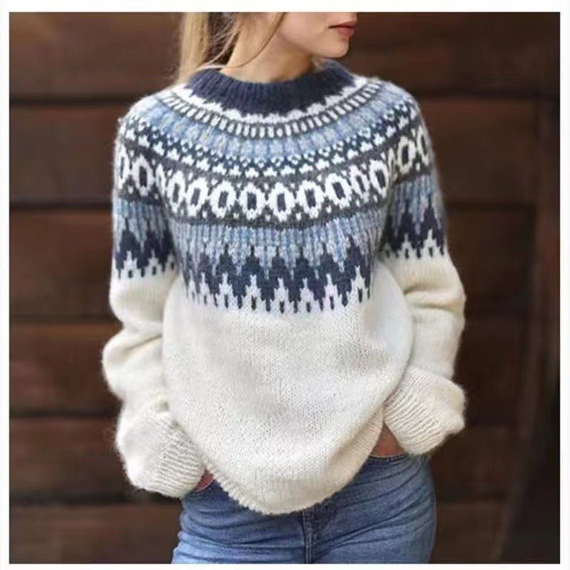 Fair Isle Knit Sweater