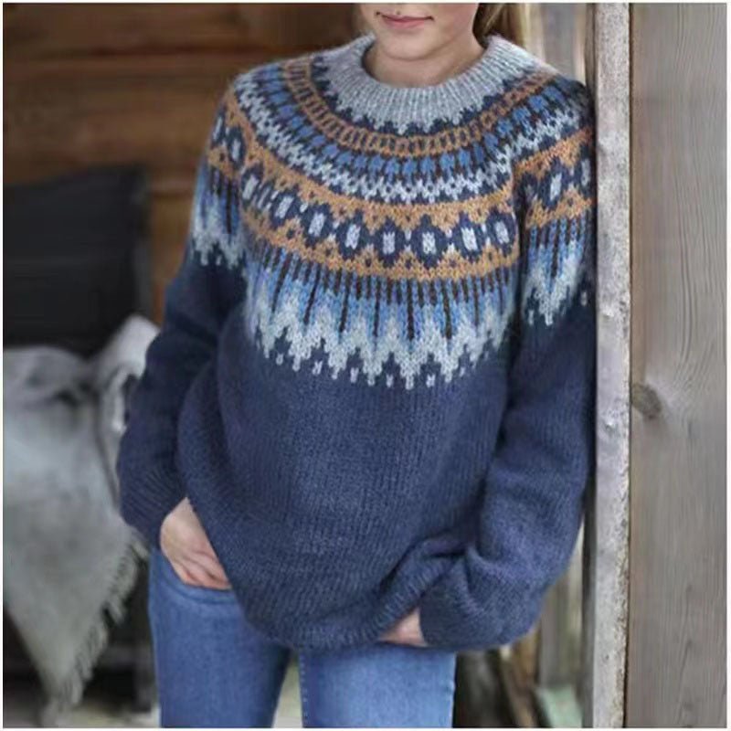 Fair Isle Knit Sweater