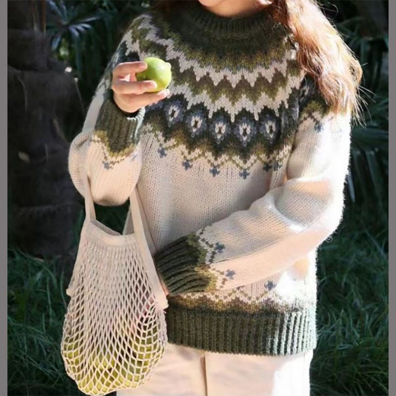 Fair Isle Knit Sweater