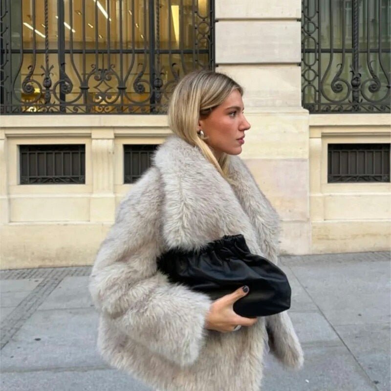 Faux Fur Short Coat