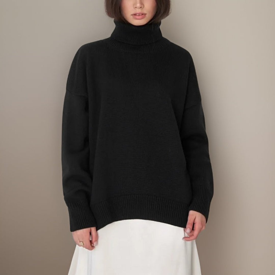 Giay | Warm Oversized Turtleneck Sweater for Women