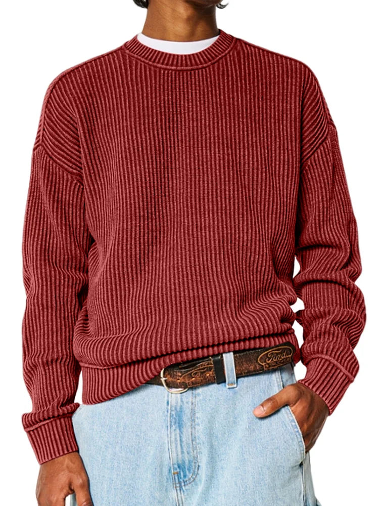 Gadiel™ - Basic Round Neck Sweater