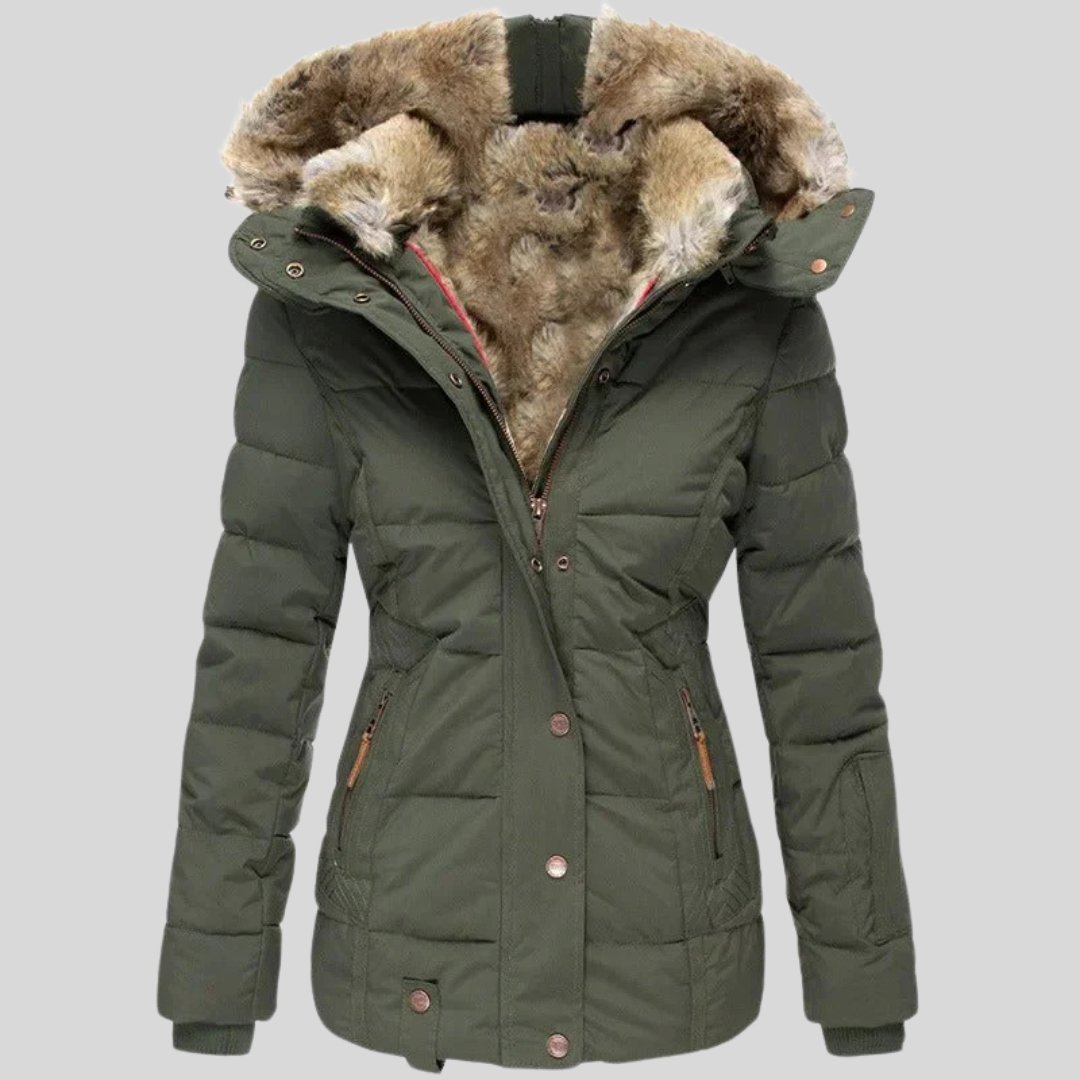 Fur-Lined Puffer Jacket