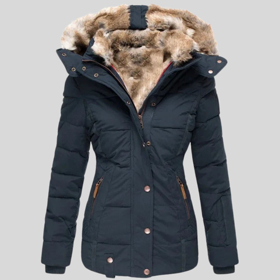 Fur-Lined Puffer Jacket