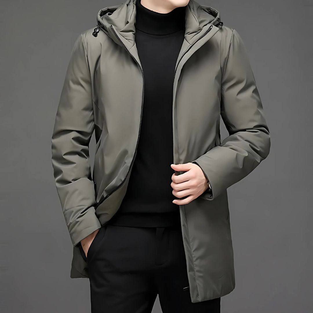 Men's Hooded Cotton-Padded Winter Jacket