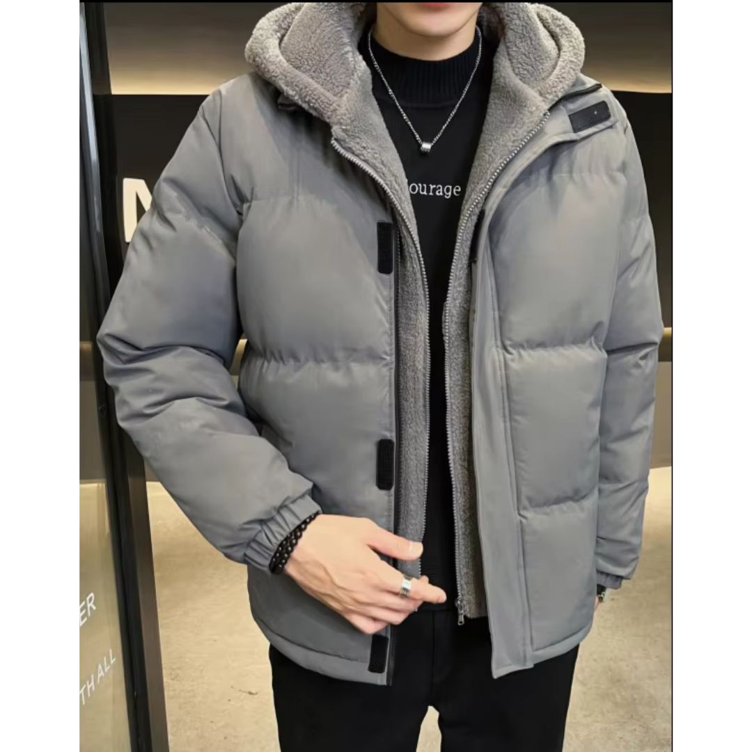 Men's Hooded Puffer Ski Jacket