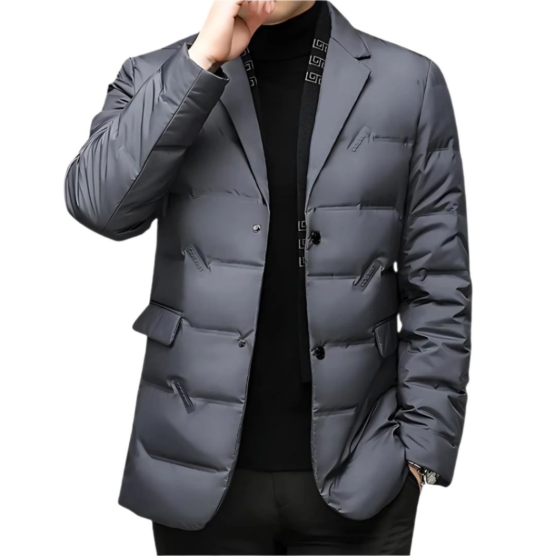 Men's Suit Collar Down Jacket