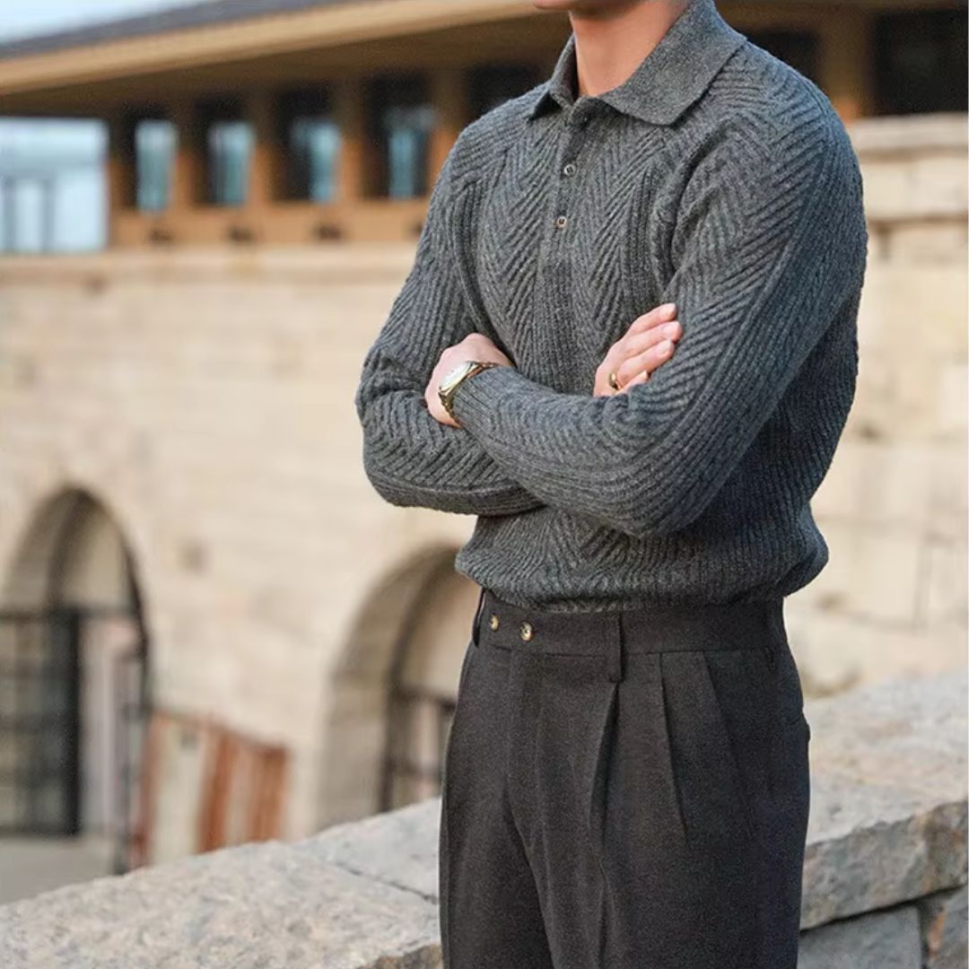 Men's Thick Knit Casual Sweater