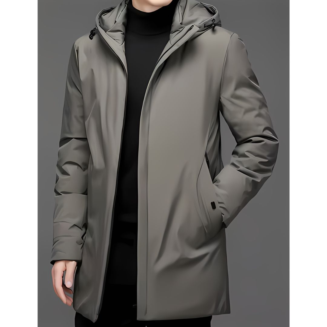 Men's Hooded Cotton-Padded Winter Jacket