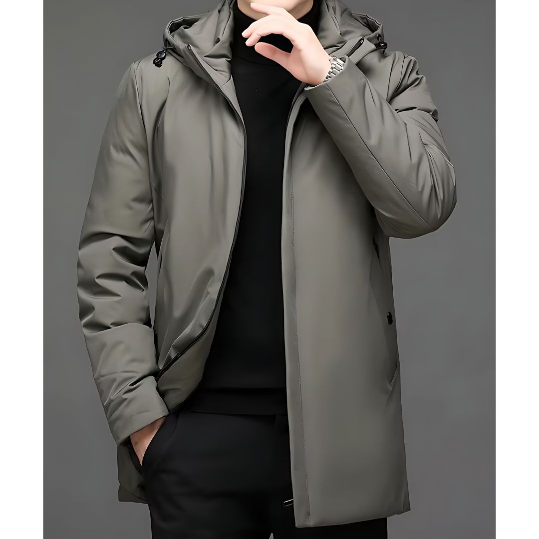 Men's Hooded Cotton-Padded Winter Jacket