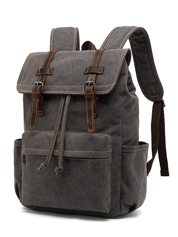 Casual outdoor travel bag canvas backpack