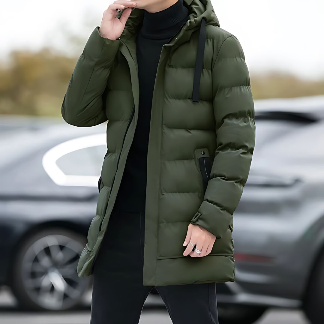 Men's Winter Hooded Puffer Coat