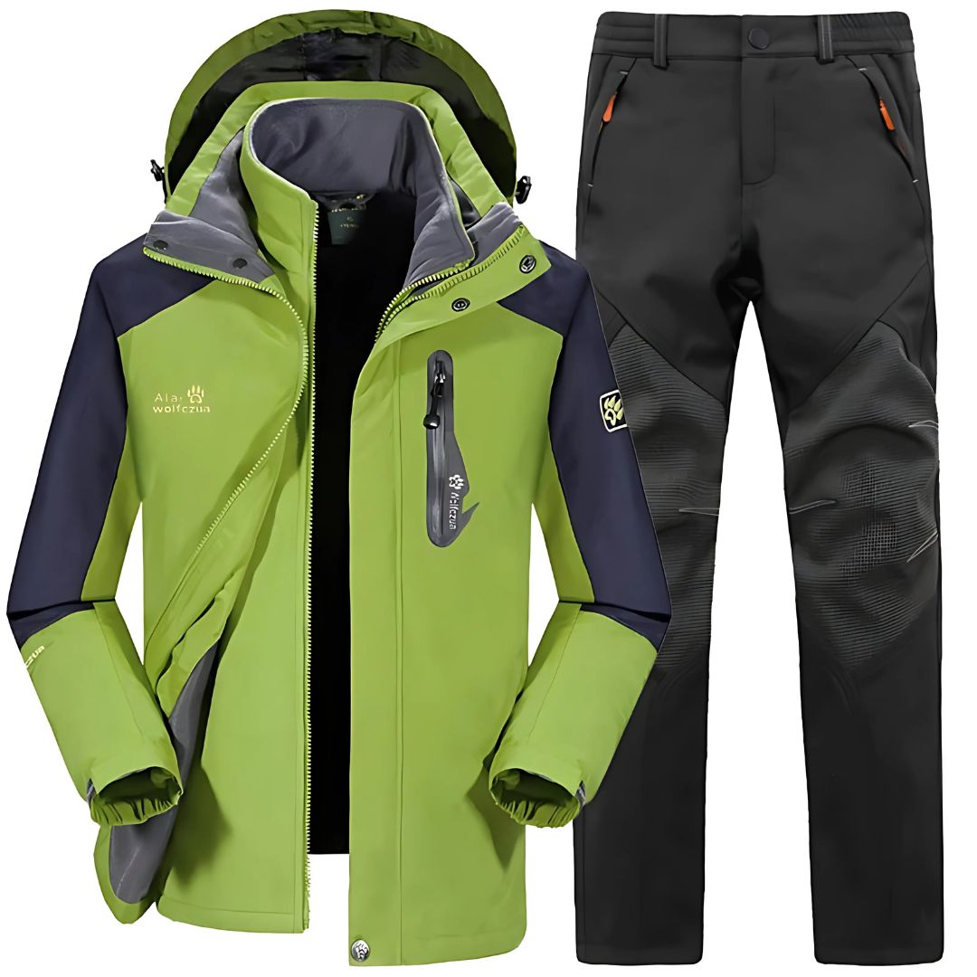 Men's Winter Ski Suit Waterproof with Fleece