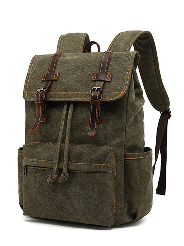 Casual outdoor travel bag canvas backpack