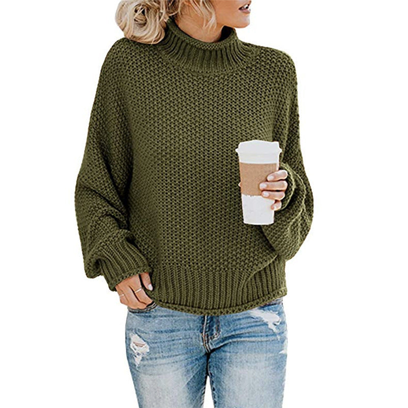 Elegant Mock Neck Jumper for women