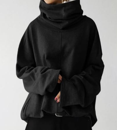 Ladies hoodies Turtleneck jumpers