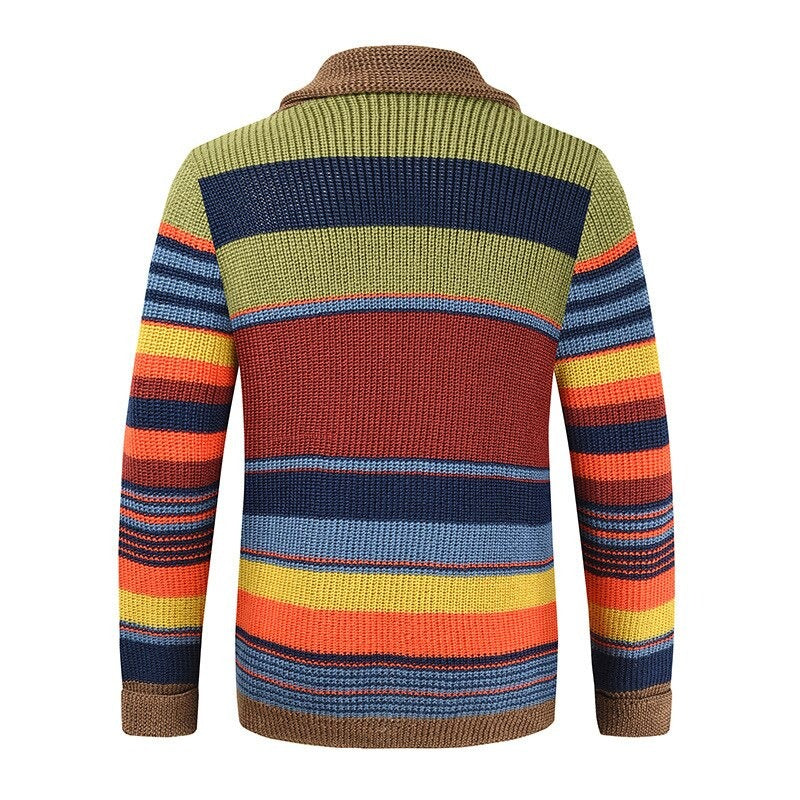 Wool cardigan for men